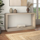 Hudson&Canal Lonni 55" Rectangular Console Table - Alder White-Features easy assembly