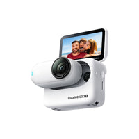 Insta360 GO 3S 128GB 4K Cam - Standard Edition - Arctic White-Powered by an enhanced chip with 50% more CPU computing power and a new wide-angle lens, GO 3S now shoots in stunning 4K. It offers nearly double the amount of pixels compared to 2.7K to capture every moment of life in sharp, clear detail.
