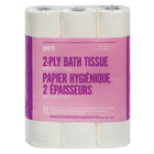 Perk 2-Ply Bathroom Tissue - 12 Pack-12 pack ensures you always have enough bathroom tissue on hand