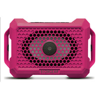 Ecoxgear Defender Portable Bluetooth Speaker - Warrior Pink-Rugged IP67 waterproof design: Fully dustproof and shockproof construction that floats on water, making it the perfect companion for camping, boating, or beach trips