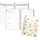 Mead 2026-27 Honey Bee Weekly/Monthly Hard Cover Planner - 8½" x 6" - Multicolour  - Bilingual-Twin coil binding