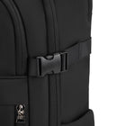 Swiss Gear Travel Backpack - Black-Large front pocket with organizer panel and key/fob ring for everyday essentials