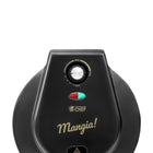 Commercial Chef 12" Countertop Pizza Maker-FAST, FUN AND ENERGY EFFICIENT: Bake 12 inch pizzas with a delicious crispy crust. Power on and temperature ready indicator lights.