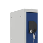 Ceha Canada OKK 12" Cube Locker - Blue Door-FULLY WELDED AND ASSEMBLED: Arrives ready to use, saving you time and effort while offering robust construction for long-lasting use