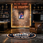 Connor Mcdavid Oilers with Skinner - Framed Canvas - 22" x 31"-Finished size: 22.5x31.5