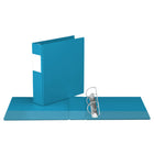 Davis Group Premium Economy Binder - D Ring - 2" - Turquoise Blue - 6 Pack-2"