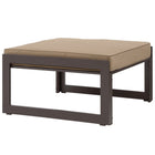 Modway Fortuna Outdoor Patio Ottoman - Brown/Mocha-Powder Coated Aluminum Frame