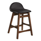 Modway Juno Wood Counter Stool - Brown - Set of 2-Mid Century Wood Counter Stool