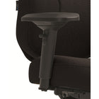 Staples ObusForme Professional Low Back Multi Tilter Office Chair - Petite Seat - Fusion Carbon Fabric - Black-Pneumatic seat height adjustment to raise or lower seat height allowing your feet to rest flat on the floor in order to avoid pressure under your thighs which eases blood flow