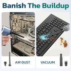 Purely C105 Wireless Mini Vacuum & Air Duster-Easily vacuum computer accessories and surrounding work area.