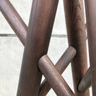Decent Living Wooden Coat Rack - Walnut Finishing on Ashwood-8