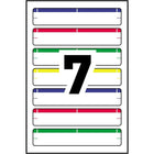 Avery Permanent File Folder Labels, 3-1/2" x 1/3", Assorted, 70 Pack (2329)-Permanent adhesive
