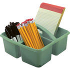 Teacher Created Resources Plastic Storage Caddy - Eucalyptus Green - 6 Pack-Plastic storage caddy