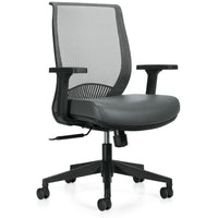Offices to Go Lumi Synchro-Tilter Office Chair - Dark Grey-Synchro-tilter chair