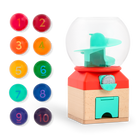 Battat Gumball Machine-Build Early Skills: Encourages number recognition, colour learning, hand-eye coordination, and fine motor development