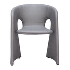 Zuo Rosyth Dining Chair - Slate Grey-Cozy polyester linen fabric