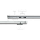 Apple MacBook Air 13.6" - M3 Chip - 256 GB SSD - 16 GB Unified Memory - Silver - French-Look sharp, sound great: Everything looks and sounds amazing with a 1080p HD camera, three mics, and four speakers with Spatial Audio.