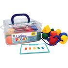 Teacher Created Resources Lacing Beads - Set of 39-Children will enjoy using one of the four brightly-colored laces to create different color and shape bead patterns