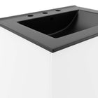 Modway Vitality 24" Bathroom Vanity - White/Black-Assembly Required