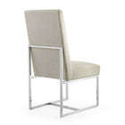 Manhattan Comfort Element 19.68" Modern Velvet Upholstered Dining Chair - Champagne-Seat Height: 18.90" Weight Capacity: 300 lb