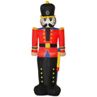 HOMCOM 6' Lit Inflatable Standing Nutcracker Soldier Christmas Yard Decoration-6ft tall inflatable nutcracker toy soldier 
