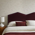 Modway Cosette Performance Velvet Full Size Headboard - Mulberry-Contrast Piping Trim