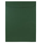 JAM Paper 9" x 12" Open End Catalog Envelopes, Dark Green, 25 Pack (31287529)-9" x 12"