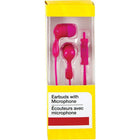 Staples In-Ear Headphones with Microphone, Pink-Quality Sound