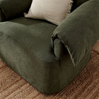Modway Lark Slipcovered Fabric Oversized Armchair - Sage-Spring Support