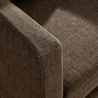 Modway Serene Fabric Slipcovered Swivel Armchair - Mocha-Dense Foam Padding