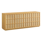 Modway Aiko Japandi Sideboard - 76" - Light Oak-Wood Frame