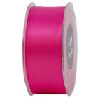 JAM Paper Double Faced Satin Ribbon - 1 1/2" W x 25 yd. - Shocking Pink-This is the perfect ribbon for adding a colourful touch to gift wrapping, DIY projects, arts & crafts, and so much more!