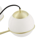 Modway Hanna 8-Light Chandelier - Opal/Gold-9