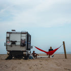 Grand Trunk Trunk Tech Double Hammock - Deep Teal/Maroon-Reflective end-loops for added style & visibility