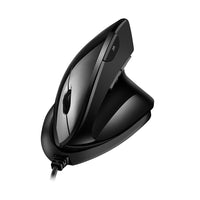 Adesso iMouse V3-TAA USB Optical Adjustable Vertical Ergonomic Mouse - 7 Buttons - Black-The Adesso iMouse V3 allows users to customize the angle of the mouse to suit their individual comfort and ergonomic preferences
