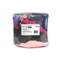 Globe Commercial Coloured T-Shirt Wiping Rags 10lb Bag-Made from 100% recycled materials