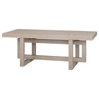 Hudson&Canal Breslow 47"W Rectangular Coffee Table - Alder White-Tabletop features a weight capacity of 60 lbs