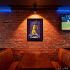 Frameworth LeBron James Los Angeles Lakers Power Slam - Framed Print - 38" W x 26" H-Designed and manufactured in Canada by Frameworth with over 32 years of experience at our North York facility
