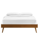 Modway Margo Wood Full Platform Bed Frame - Walnut-Weight Capacity: 600 lb