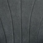 HOMCOM Fabric Accent Chair with Wood Legs - Rolled Arms for Living Room - Dark Grey-Seat Size: 18.5" W x 21.3" D x 18.1" H (47 x 54 x 46 cm) 
