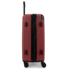 Swiss Mobility JFK Collection 26" Hardside spinner luggage - Red-Single 360-degree spinner wheels for effortless, smooth and quiet rolling