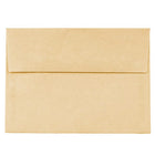 JAM Paper A7 Parchment Invitation Envelopes - 5.25" x 7.25" - Antique Gold Recycled - 50 Pack -Colour: Antique Gold, Envelopes feature a marbled parchment finish for an elegant touch