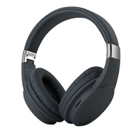 Basic Tech Wireless Over The Ear Foldable Headphones - Charcoal-Deep bass