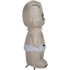 GEMMY Airblown Inflatable Halloween Animated Head Turning Zombie Doll - 72" x 57"-Self-inflates in seconds and deflates for easy storage
