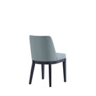 Manhattan Comfort Gansevoort 19" Modern Faux Leather Upholstered Dining Chair - Pewter - Set of 4-Made to Last. Commercial Grade Product
