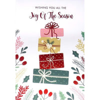 Mill Brook Studio Christmas Greeting Cards/Envelopes - 5-3/8" x 7-3/4" - Wishing You Joy - 18 Pack-Card shop quality greeting cards