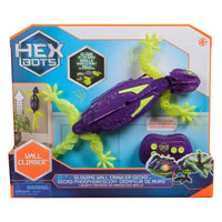 HEX Bots Wall Crawler Gecko - Robot Toy Lizard-Glow in the Dark Wall Crawler: Creep out friends and family with the realistic wall-crawler movement of the Gecko, with a cool new glow in the dark design! Scare your family and friends with the life like movement