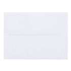 SupremeX Square Flap Invitation Envelopes - 24lb - A6 - 4-3/4" x 6-1/2" - White - 100 Pack-24lb