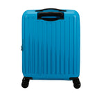 American Tourister 19" Rejoy Carry-on Luggage - 360-Degree Spinner - Azure Blue-Integrated TSA-approved lock provides added security when checking in your luggage