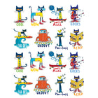 Edupress Pete the Cat Stickers - 1" - 12 Packs of 96-Self-adhesive